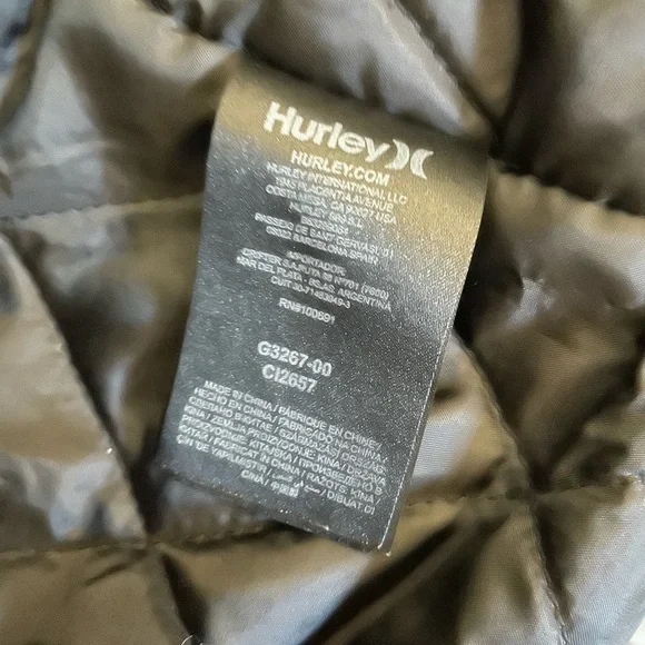 Hurley Men’s Navy Jacket Size Medium - Picture 10 of 11